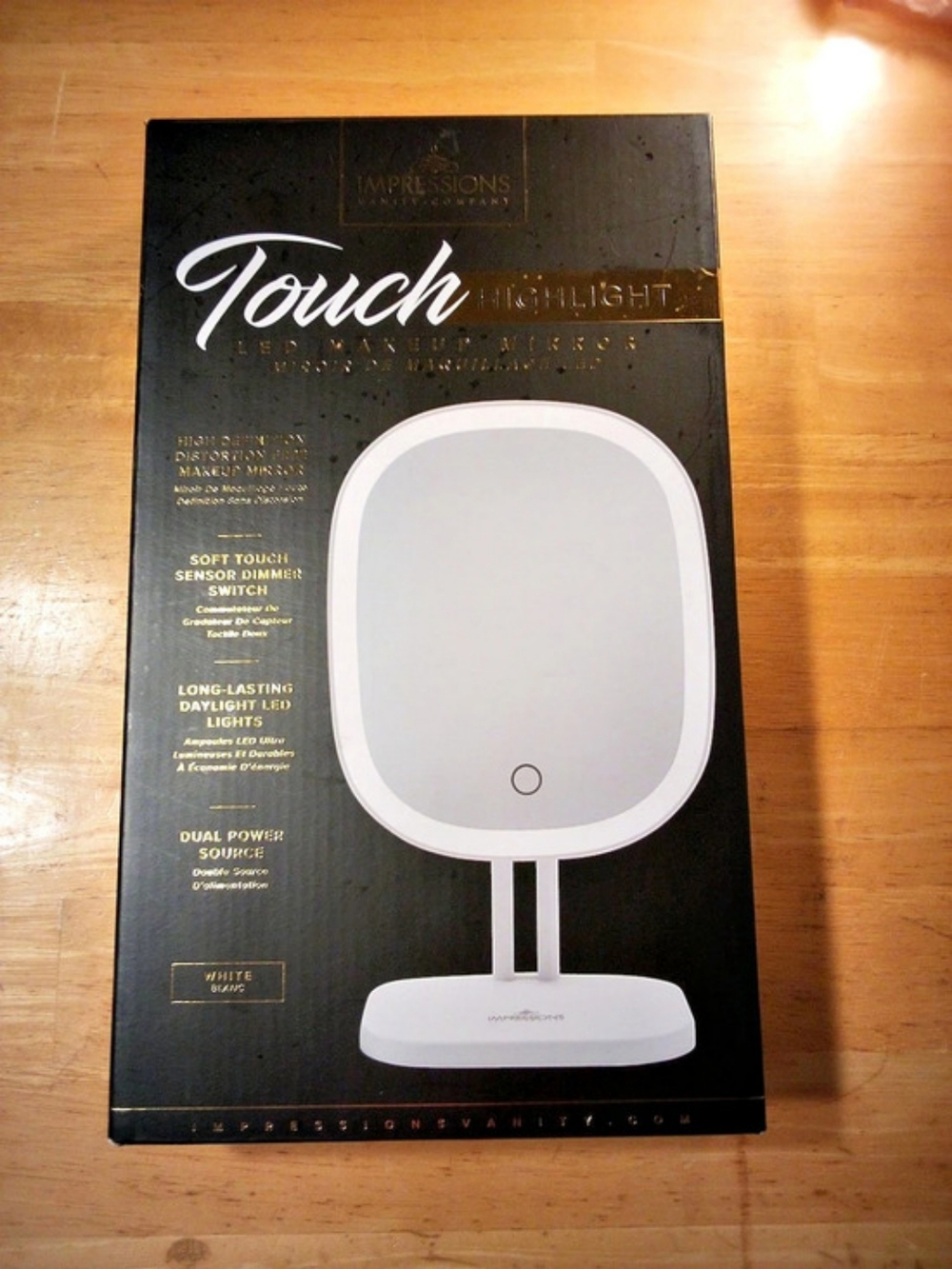 Impressions Vanity Company Touch Highlight LED Makeup Mirror LED Makeup Mirror
